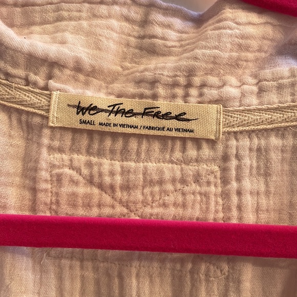 S Dusty Pink We The Free Pullover Top - Picture 2 of 4